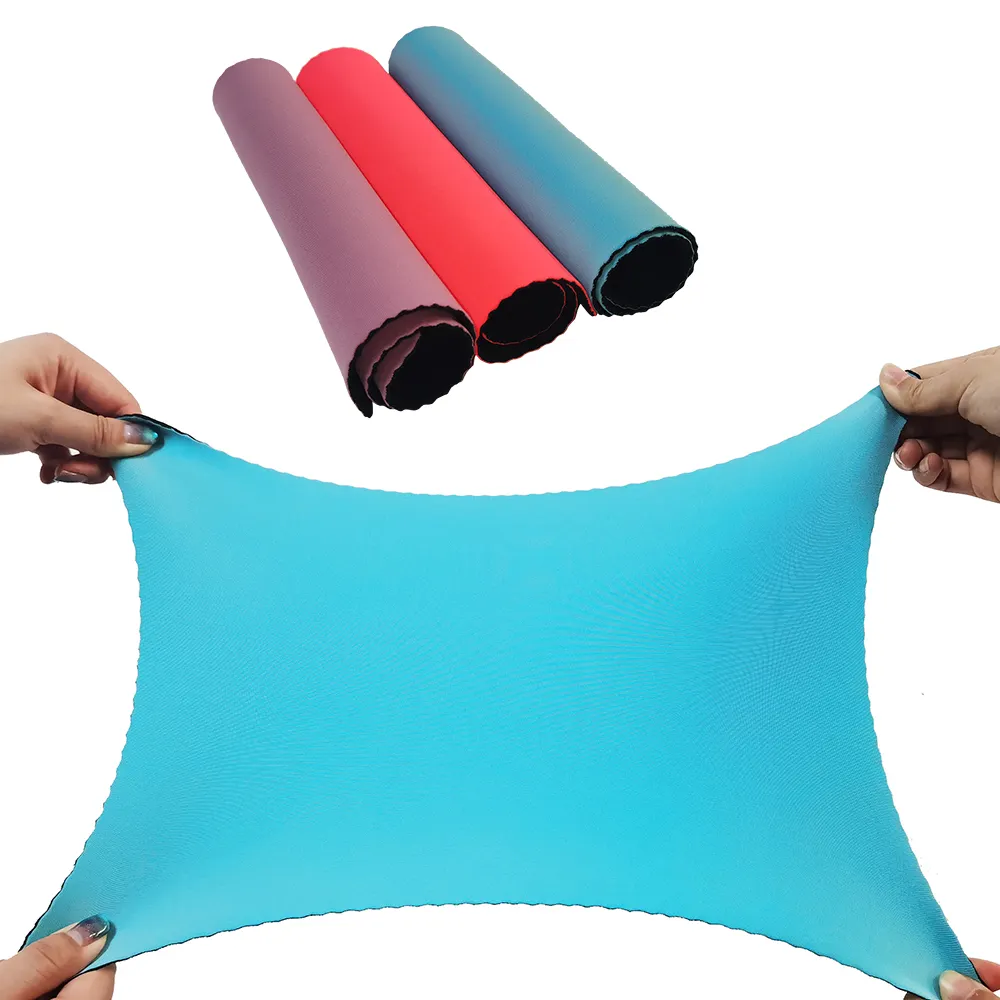 Custom Waterproof 2mm 3mm 5mm Super Stretch Polyester Nylon Textile Coated Rubber Neoprene Spandex Fabric