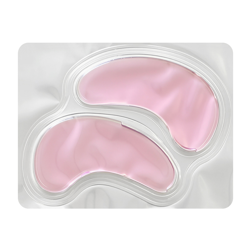 Masque pour les yeux rose transparent pressé à la machine