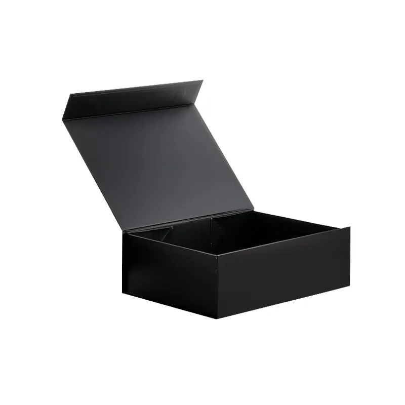 Low MOQ Luxus Magnet box Deckel Verschluss schwarz Geschenk box Karton Geschenk box mit Magnet verschluss Deckel