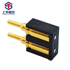 Shangte 2Pin yan lehimleme Pogo Pin özelleştirilmiş erkek şarj koltuk prob bahar yüksük Pogo pinli konnektör - Product Image 4