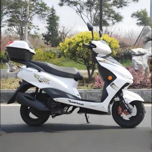 Çin popüler tasarım 2 tekerlekler Moto 125cc motosiklet benzin sokak bisikletleri 125cc Scooter - Product Image 5