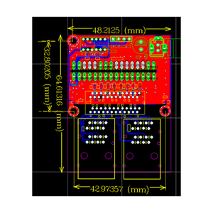 4 puertos Panel de Control de módulo interruptor TCP IP de red Lan Servidor Web RJ45 Puerto vethernet interruptor pcb