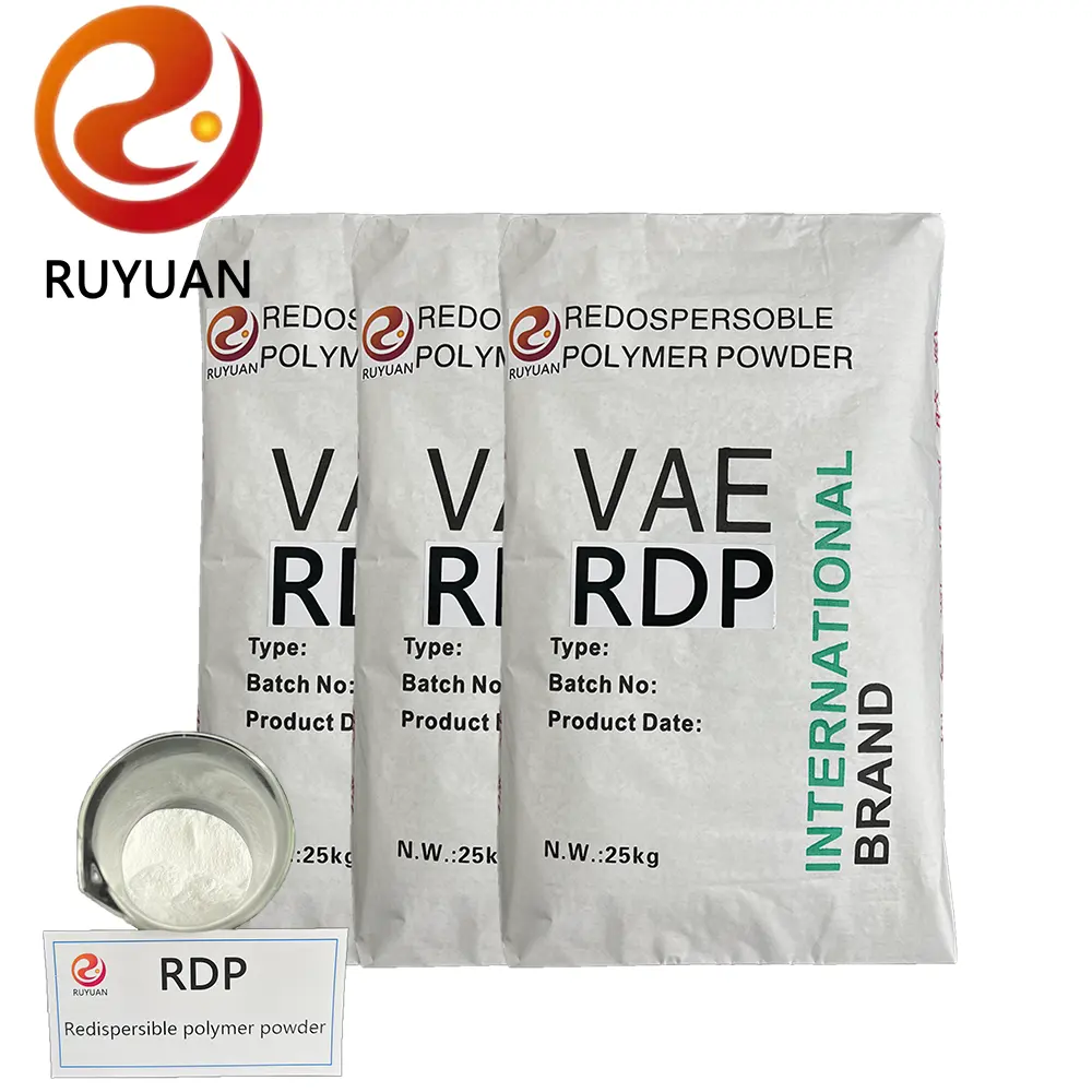 Ruyuan 화학 rdp 분말 vae/rd 분말 시멘트 모르타르 rdp 제조 VAE RDP 재 분산 폴리머 분말