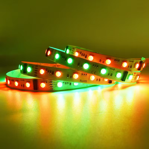 สายสัญญาณคู่5050 RGBW RGB แถบไฟ LED แอดเดรสที่ Ws2811DMX512ได้ DC24V USB DC48V SPI 8พิกเซลส์/เมตร10พิกเซล UCS512แถบ LED - Product Image 6
