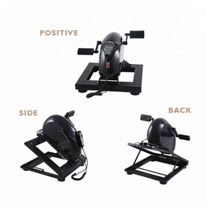 Mini bici da ginnastica elettrica con display LCD mini cyclette elettrica con funzione spasmi a casa cyclette - Product Image 6