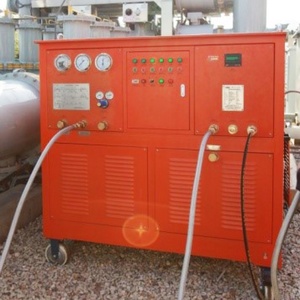 温度保護SF6ガス充填100 M3/h SF6/N2ガスハンドルマシン真空移送システム付き