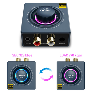 1Mii B06T3 + 数字信号处理器声音蓝牙5.2适配器，带高分辨率LDAC立体声接收器HiFi无线蓝牙音频接收器，用于扬声器 - Product Image 3