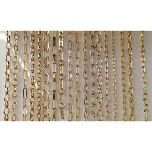 באיכות גבוהה במפעל מחיר מגוון סגנונות electroplated זהב שרשרות 925 כסף סטרלינג שרשרת לשרשרת תכשיטי ביצוע diy