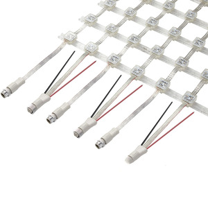 Полноцветный светодиодный пиксель dc12V большой экран 20 мм rgb Гибкий Цифровой p100мм экран для строительства светодиодного рекламного экрана - Product Image 1