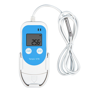 TZONE Programmable LCD Display Digital USB <strong>Data</strong> <strong>Logger</strong> Humidity Recorder for Supermarket Food Store <strong>Temperature</strong> <strong>Sensor</strong> - Product Image 1