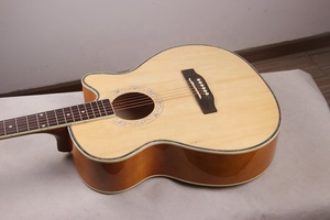 Fabrik OEM Gitarre akustisch elektrisch neues Modell 40 Zoll Akustik gitarre Linden Linde Material Cutaway Hochglanz Oberfläche - Product Image 2