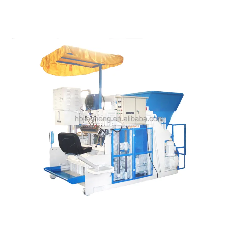 QTM10-15 fully automated brick factory egg layer moving block making machine