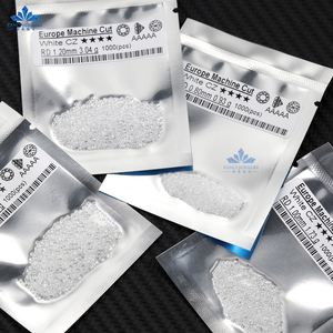 Toptan 0.8mm-3.0mm EQ avrupa yıldız kesim sentetik CZ taşlar 5A beyaz kübik zirkonya gevşek taşlar yuvarlak kübik zirkonya - Product Image 5