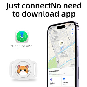 IP67防水防丢失宠物跟踪器4g网络LBS定位猫狗蓝牙项圈全球定位系统跟踪器宠物定位器 - Product Image 3