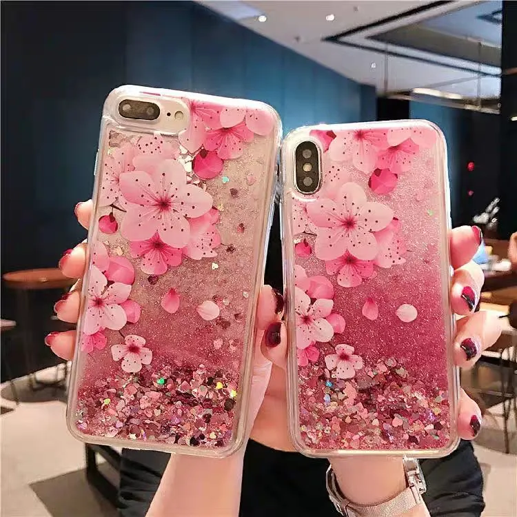 Coque de téléphone à paillettes, étui de protection arrière de luxe pour téléphone portable, étui d'accessoires de téléphone portable