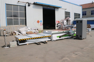 Panel Furniture Working Center with <strong>Auto</strong> <strong>Loading</strong> and Unloading Wood Cutting Machine 4 Spindle <strong>Cnc</strong> Wood <strong>Router</strong> - Product Image 4