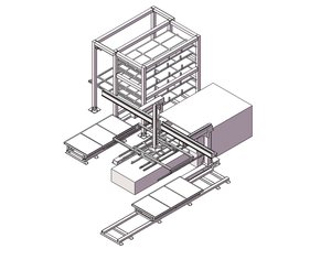 La macchina automatizzata di caricamento della lamiera migliora l'efficienza con l'integrazione della taglierina Laser per l'automazione senza soluzione di continuità - Product Image 2