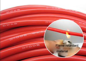 สายเดี่ยวทองแดงกระป๋องที่มีความยืดหยุ่นสูง4 <span class=keywords><strong>6</strong></span> 8 10 12 14 18 24 AWG สายซิลิโคน