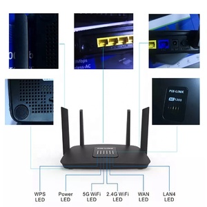 Pix-Link เราเตอร์ไร้สาย WPS ไร้สาย1200Mbps 5 GHz ระยะไกลปรับแต่งได้ตามต้องการ - Product Image 6