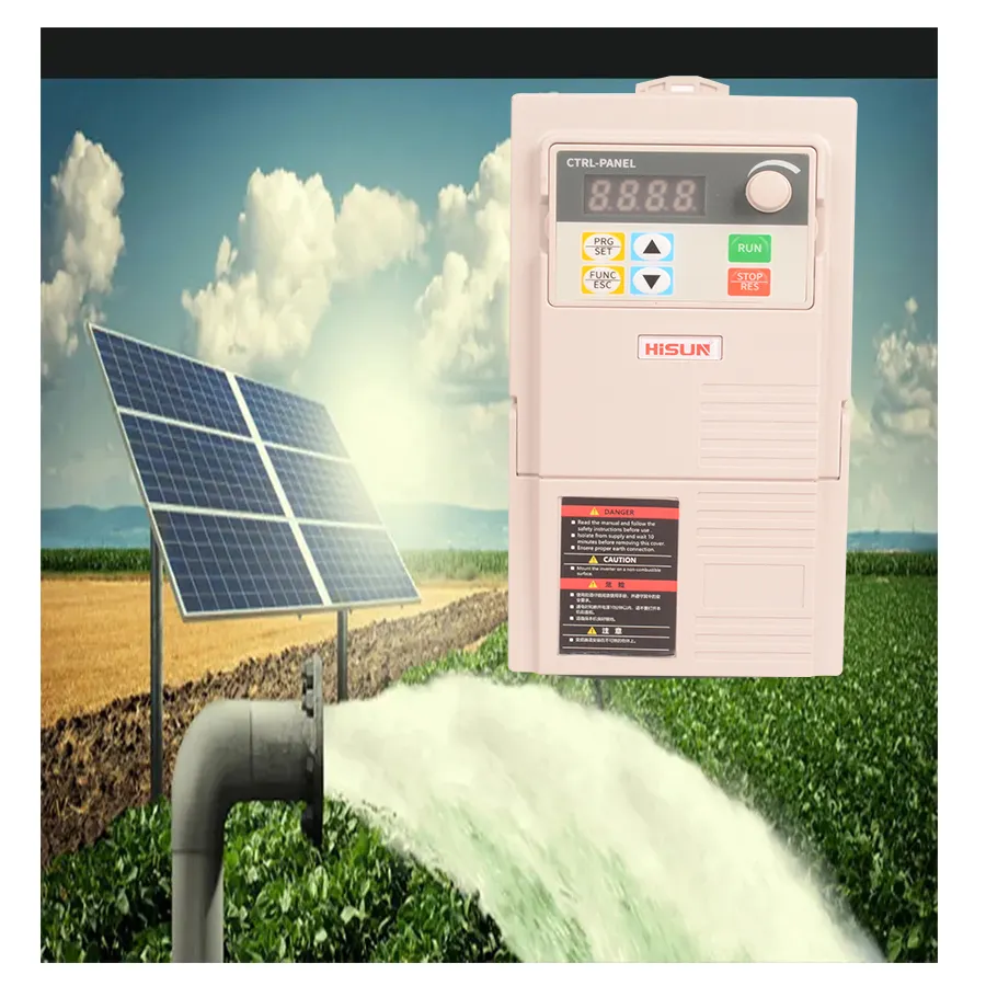 Hars Smart VFD ตัวควบคุมมอเตอร์ไฟฟ้ากระแสตรงอินพุต AC ได้รับการออกแบบให้เป็นปั้มน้ำอินเวอร์เตอร์สำหรับแปลงชลประทานการเกษตร