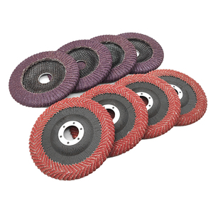 4.5 inch 80 Grit nhôm oxide Flap đĩa 115mm cong cạnh Flap đĩa Độ cứng Trung bình OEM và OBM tùy chỉnh hỗ trợ - Product Image 3