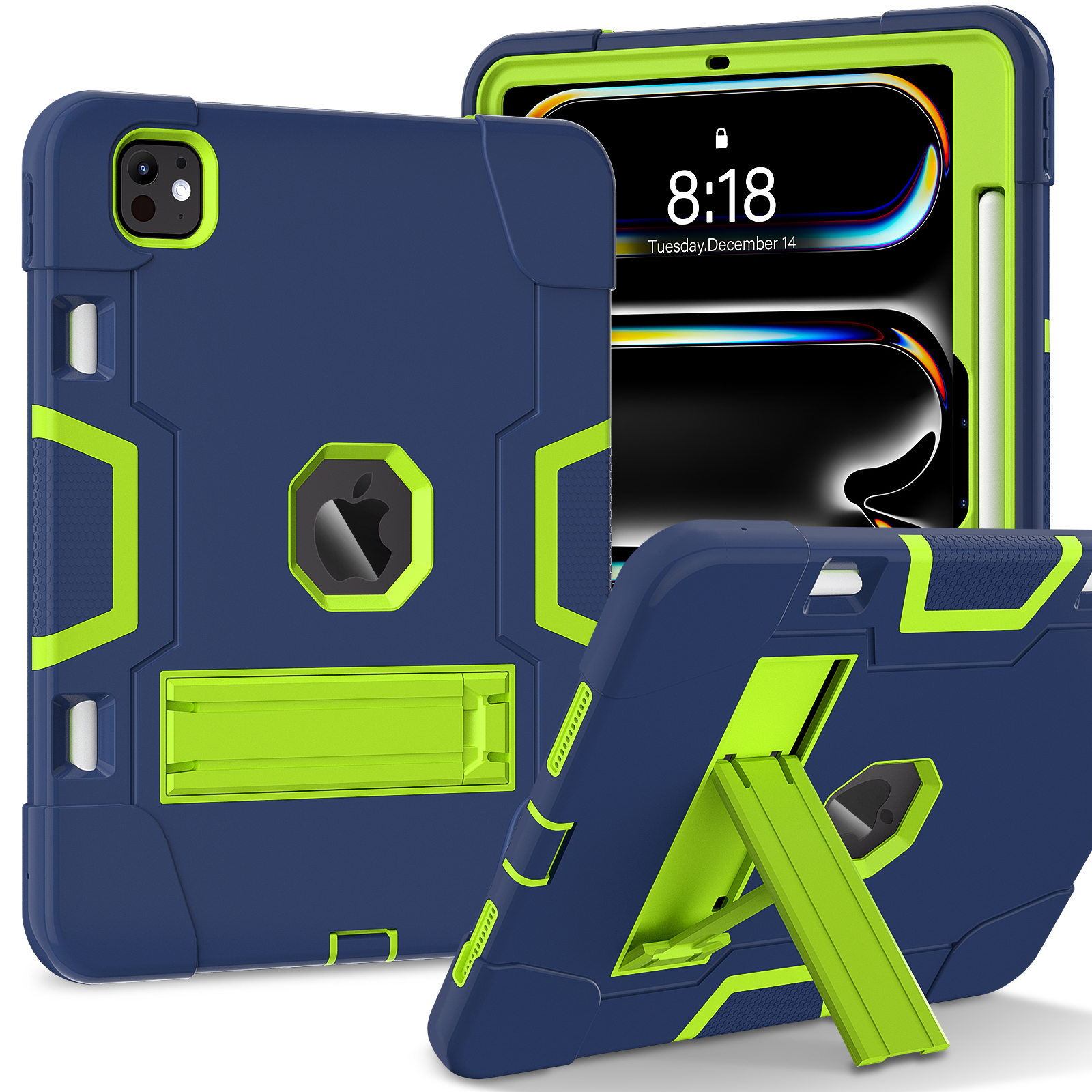 Navy Blue+Olivine