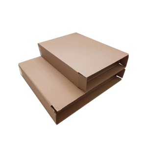 定制3层包装纸盒牛皮纸折叠纸盒邮件装运箱瓦楞纸板包装 - Product Image 4