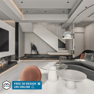Hotel interior arquitetônico contemporâneo e design exterior de luxo vila 3d serviço de design de renda