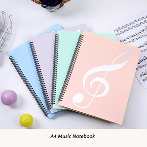 Taccuino a tema musicale A4 con elegante Design di promozione cuciture a sella e rilegatura per cucito - Product Image 2