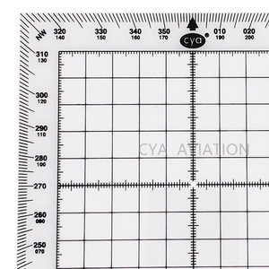 Esnek Lexan Plastik Navigasyon Haritası Deniz Mili Okuma Kare Iletki Pilot Öğrenciler için Çalışma Kullanarak CSP-4 - Product Image 3