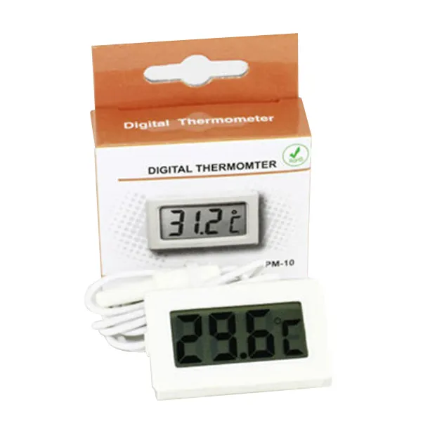 Mini termómetro digital higrómetro nevera congelador probador temperatura humedad medidor Detector