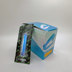 Personalizzare la stampa Die Cut borsa di Mylar e scatola da esposizione da banco 1 libbra a prova di odore 3.5 grammo sacchetti di Mylar con scatola di carta espositiva - Product Image 1