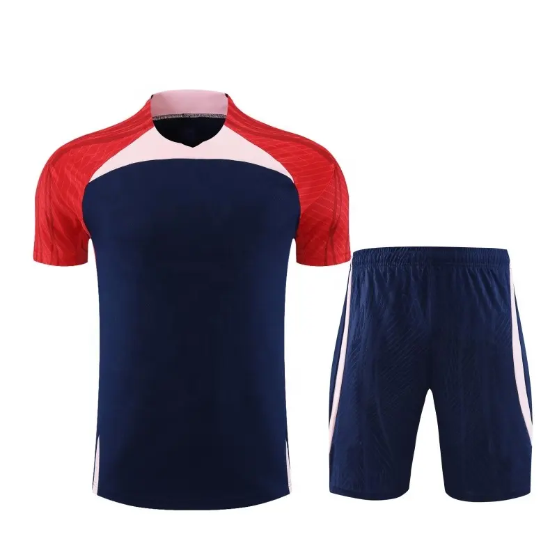 2023 novo design de futebol conjuntos de kits de treinamento de futebol adulto com 3/4 calças