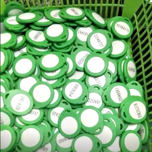 พวงกุญแจพลาสติก RFID ขนาด13 56MHz พร้อมโลโก้ FOB ป้ายคีย์ RFID RFID TK4100กันน้ำได้ - Product Image 6