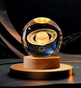 Sản Phẩm Mới 3D Pha Lê Bóng Đêm Đèn Valentine Của Ngày Giáng Sinh Halloween Đồ Trang Trí Giao Diện USB Regalo De Navidad - Product Image 3