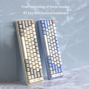 Wired Mechanical <strong>Keyboard</strong> 65 Keys USB Gaming Three Modes <strong>of</strong> Wired 2.4G Wirelessfor Desktop <strong>Computer</strong> PC Laptops <strong>Keyboard</strong> - Product Image 2