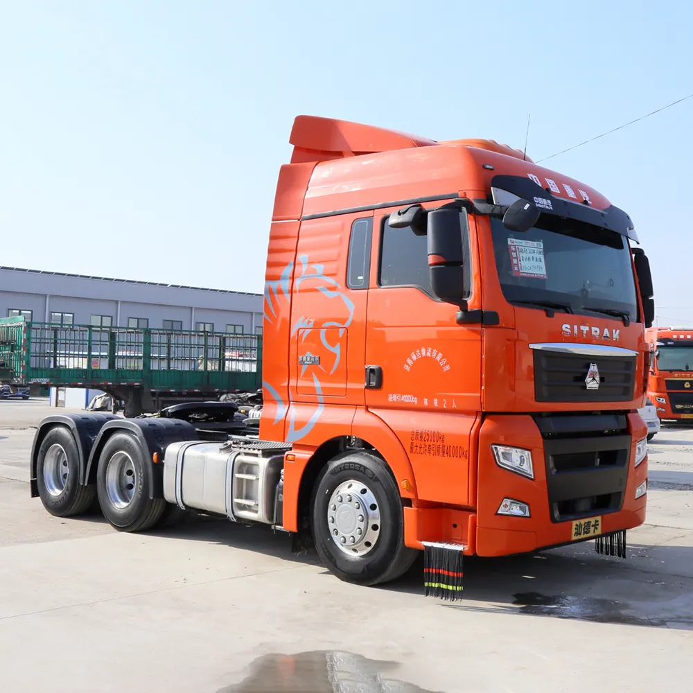Дизельный Подержанный 2019 год 6x4 Sino грузовик б/у Howo трактор с прицепом Головной Грузовик цена на продажу