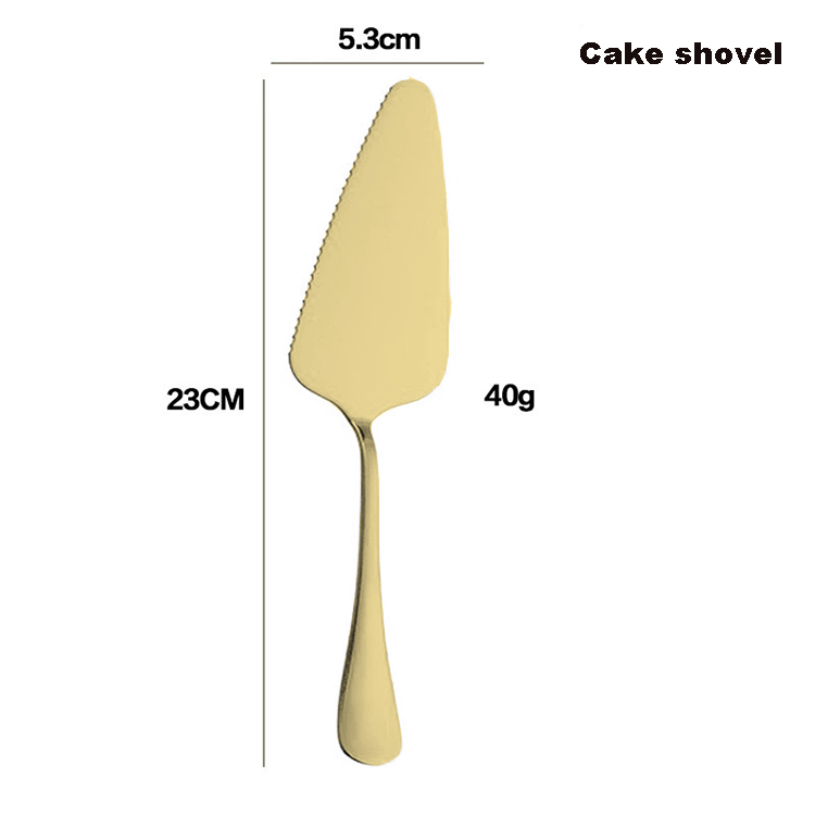Cake shovel - gold