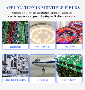 1015 điện tử Hook-up dây PVC cách điện điện áp thấp 1015 ô tô dây 24AWG CuộN đóng gói - Product Image 6