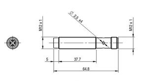 Interruptor de sensor de proximidad inductivo AM1/M12, 4mm, PNP, NPN, IP67, AM1/AM1/AM1/AM1/AM1/AM1/AM1/AM1/AM1/AM1/AM1/AM1/AM1/AM1/AM1/12/4/AM1/2/4/4/4/2/4/4/4/4/4/4/4 - Product Image 2