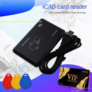 Dual-Frequency 125kHz USB &amp; <strong>RS232</strong> <strong>Interface</strong> Integrated Plastic <strong>Card</strong> <strong>Reader</strong> IC Access <strong>Card</strong> &amp; ID <strong>Card</strong> Issuer - Product Image 3
