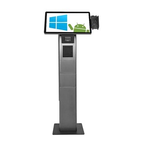 21.5-Inch Capacitive Touch Screen POS Kiosk with Scanner and Printer