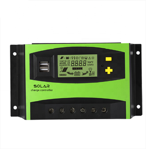 Regolatore di carica solare con doppia interfaccia USB PWM-40A Display LCD 12V24V regolatori di carica solari PV - Product Image 1