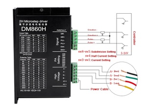 DM860H DM860 Stepper motore Driver Controller di alimentazione per 86HS Nema 34 Stepper Motor - Product Image 5