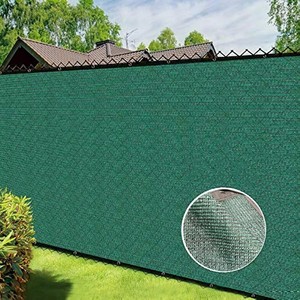 Grüner <span class=keywords><strong>HDPE</strong></span> Sichtschutz Zaun Outdoor Hinterhof Windschutz scheibe Schatten abdeckung Mesh Stoff Barriere für Balkon & Gewächshaus Schild