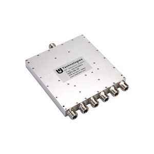 HJPD-6N-1N-0.6/6 RF Signal Splitter <strong>Combiner</strong> 6-Way N Female Power Divider 0.6GHz to 6GHz