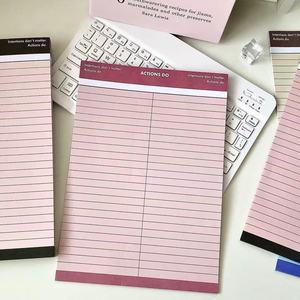Bloc de notas de oficina personalizado cuadrado de 60 hojas con bloc de notas de nombre, bonitos blocs de notas para papelería - Product Image 3