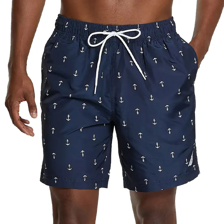 Nueva llegada de los hombres de alta calidad baratos de la playa de natación pantalones cortos tamaños de EE. UU.