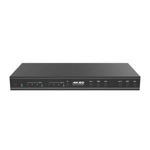 Nuevo 4K @ 60Hz multivisor HDMI pantalla cuádruple multivisor 4x2 HDMI conmutador HDMI matriz 4x2 conmutación perfecta