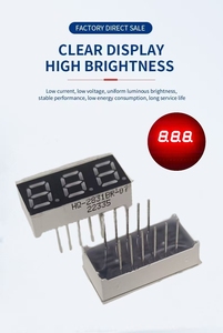 3-stellige LED 0,28-Zoll 7-Segment-Digitalanzeige Rot/Weiß/Blau/Gelb LED-Digital röhre Gemeinsame Kathode und Anode - Product Image 3